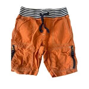 Mini Boden Orange Shorts 12-18m